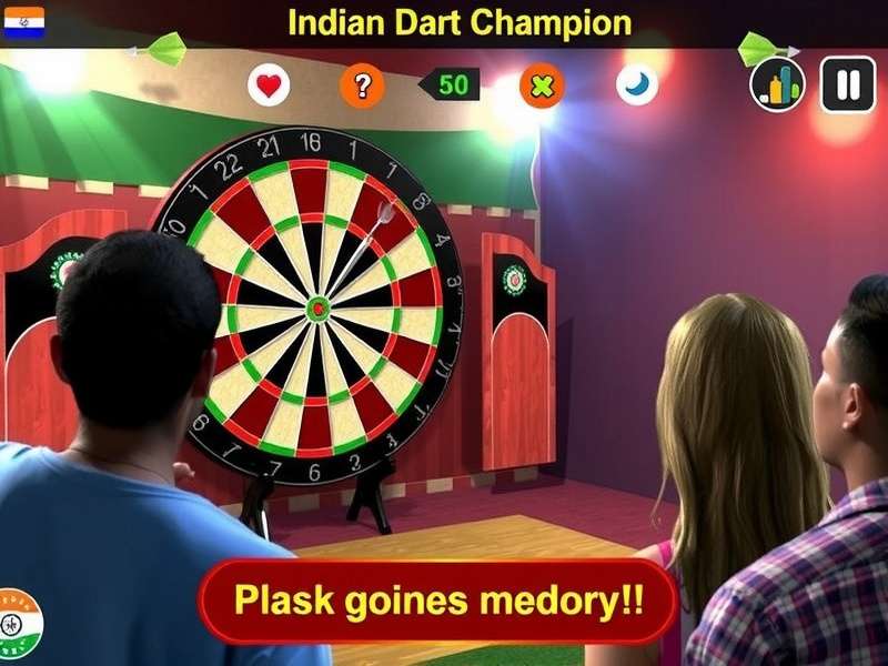 Indian Dart Champion Game Screenshot